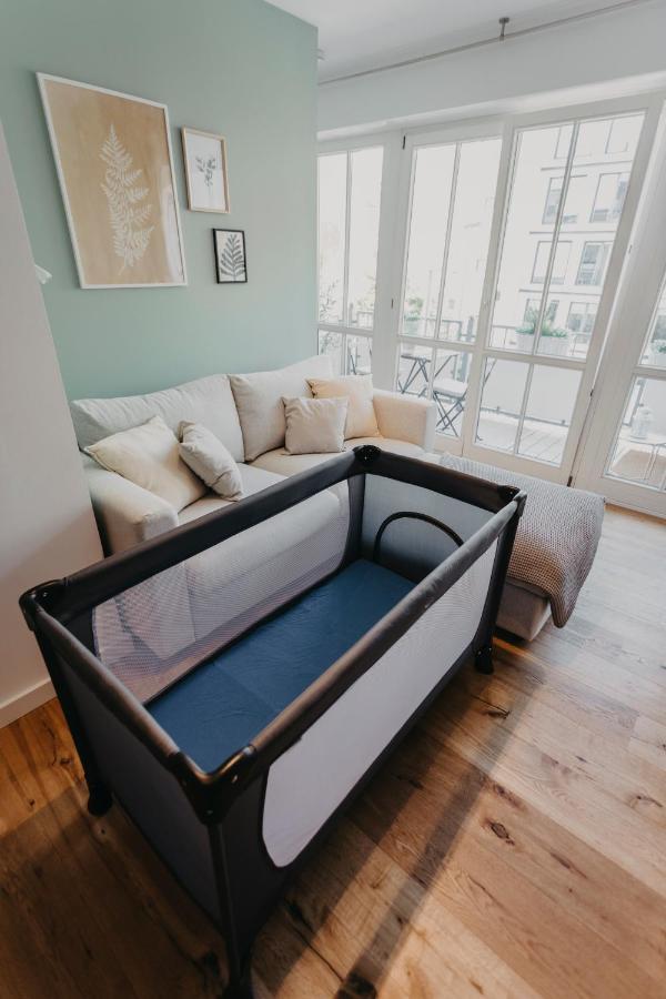 Traber Apartments Im Herzen Leipzigs Balkon Parkplatz المظهر الخارجي الصورة